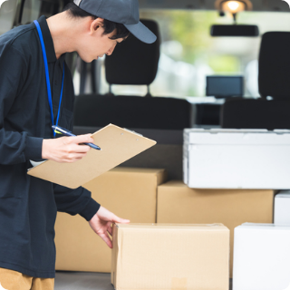 責任を持って自社配送